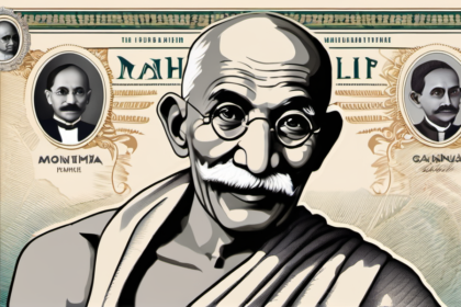 Mahatma Gandhi: The Father of the Nation and Nonviolent Resistance.